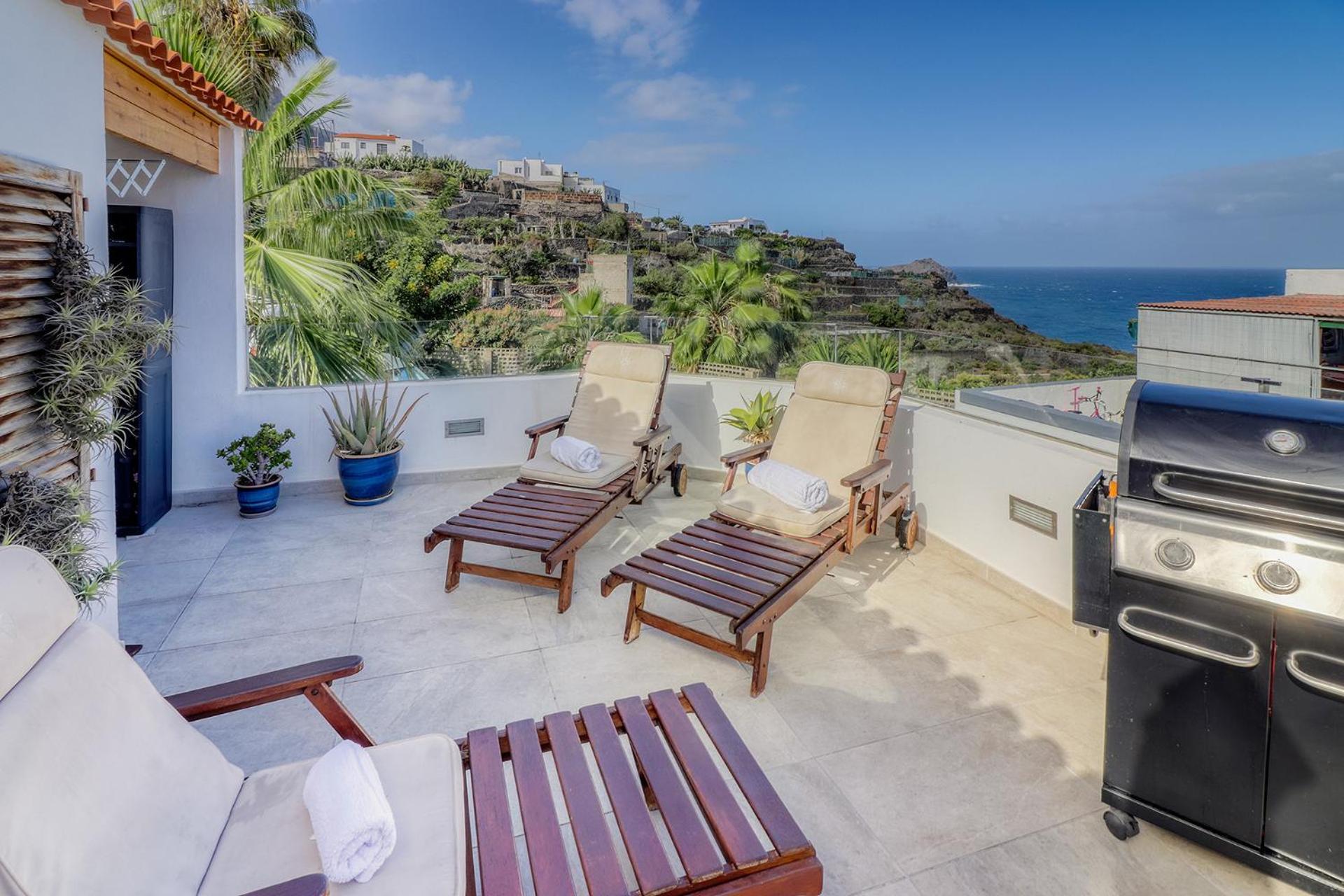 Big Terraced House, 100M To The Beach, With Bbq And Sea View Guincho  Eksteriør bilde