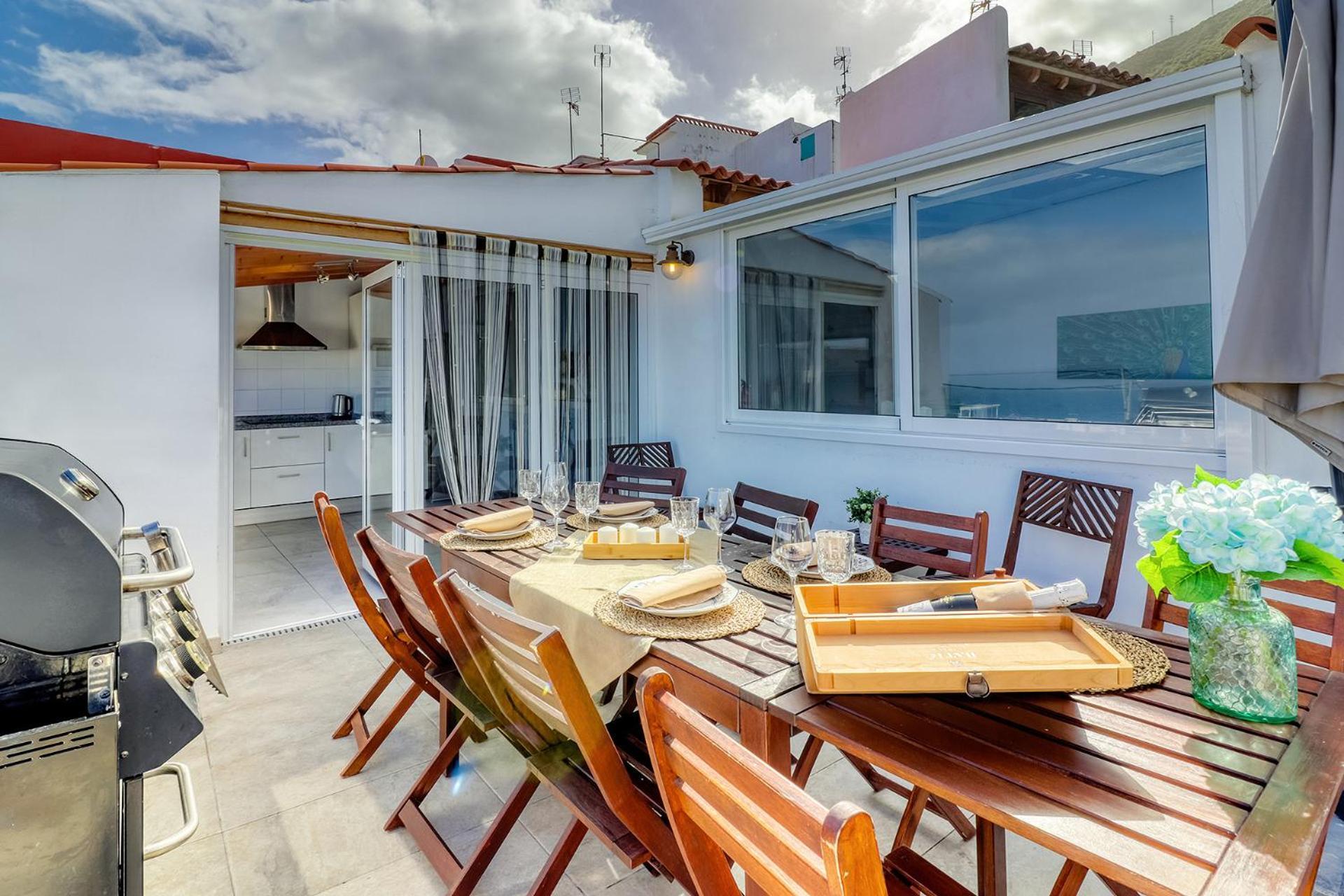 Big Terraced House, 100M To The Beach, With Bbq And Sea View Guincho  Eksteriør bilde