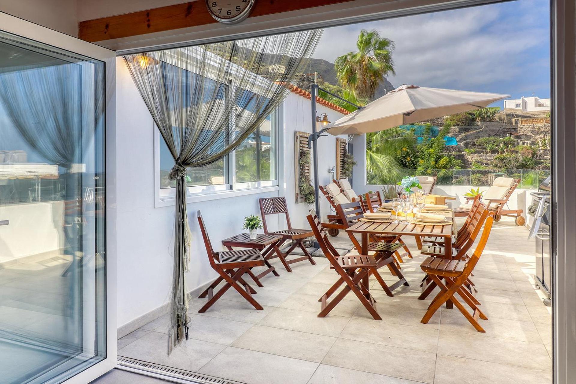 Big Terraced House, 100M To The Beach, With Bbq And Sea View Guincho  Eksteriør bilde